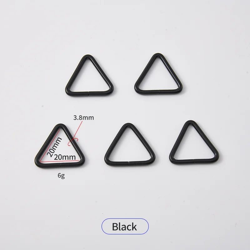 Triangle Metal Buckle Strong Zinc Alloy Eco-friendly Fashion Ring