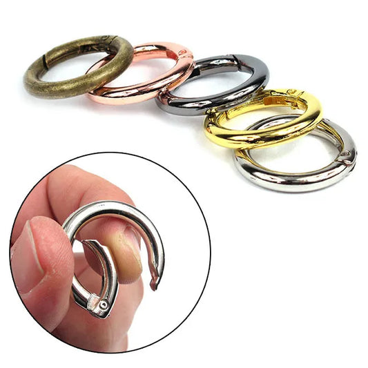 TONG TU Fashion Zinc Alloy Multi-Colo Snap Hook O Rings Handbag Strap