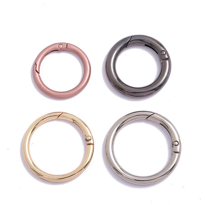 Zinc Alloy Circle Snap Hook O Ring - Handbag Strap Clasp