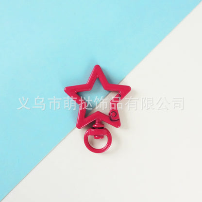 Stainless Steel Five-Pointed Star Carabiner - DIY Keychain