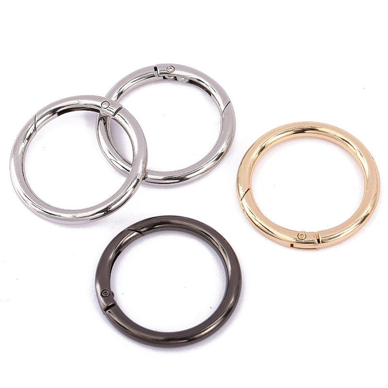 Zinc Alloy Circle Snap Hook O Ring - Handbag Strap Clasp