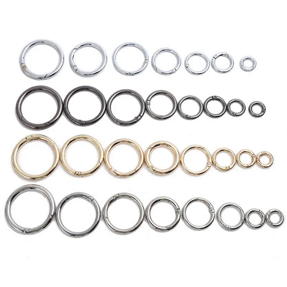 Zinc Alloy Circle Snap Hook O Ring - Handbag Strap Clasp