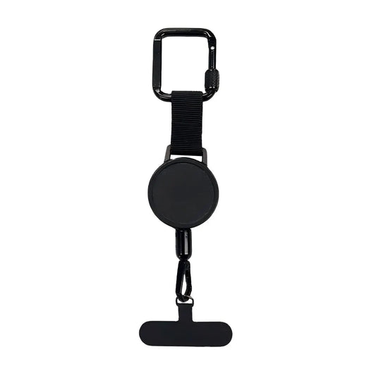 Custom Logo Retractable Badge Reel Holder - Metal Steel Cable Clasp