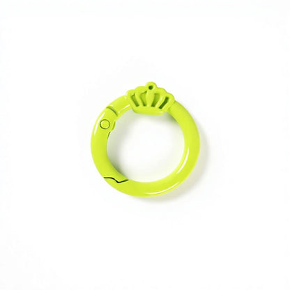 Zinc Alloy Mini Carabiner Keychain - Color-Baked Paint