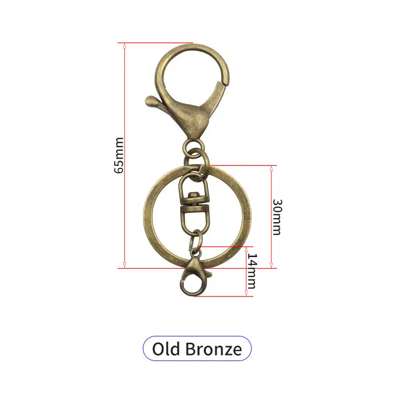 Zinc Alloy Lobster Clasp Key Hook - DIY Keychain Hardware