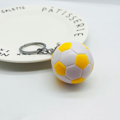 4cm Football Keychain - Plastic Sport Bag Pendant