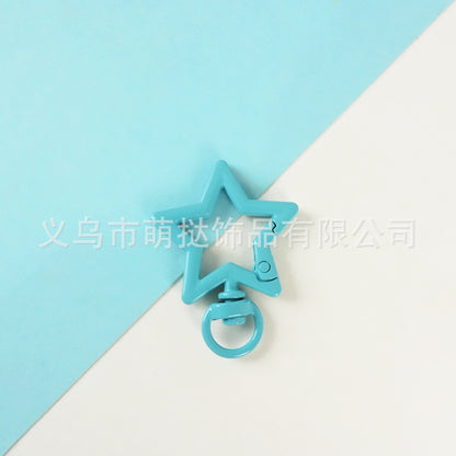 Stainless Steel Five-Pointed Star Carabiner - DIY Keychain