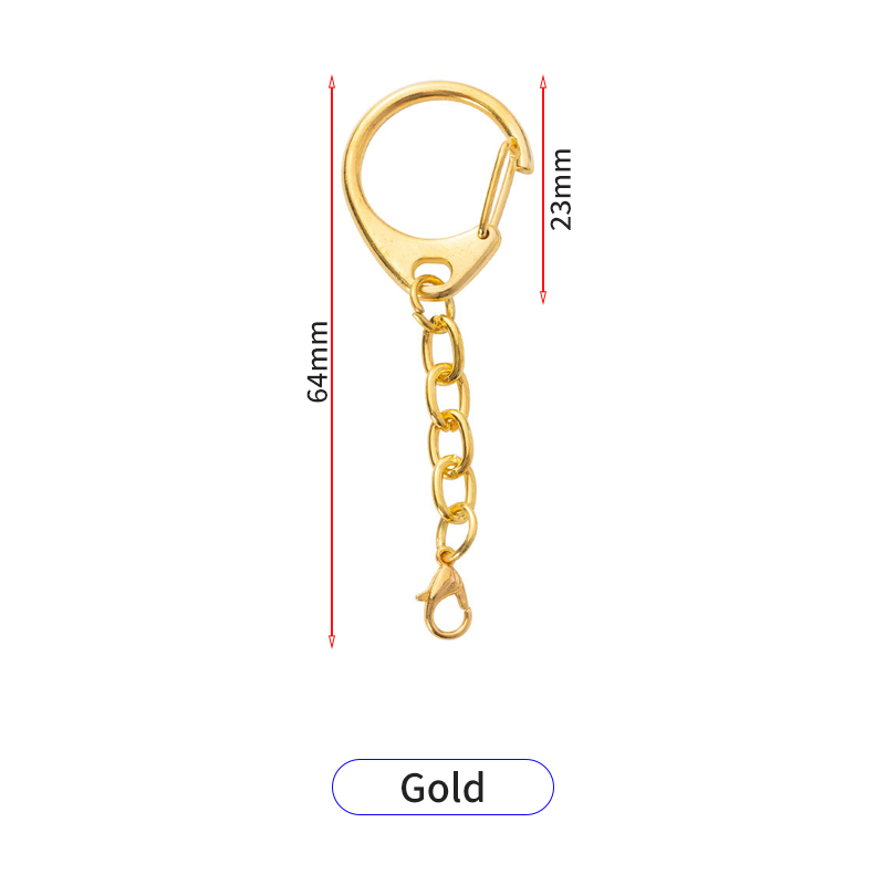 Zinc Alloy D-Shape Carabiner Keychain - Coin Holder Hardware