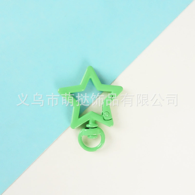 Stainless Steel Five-Pointed Star Carabiner - DIY Keychain