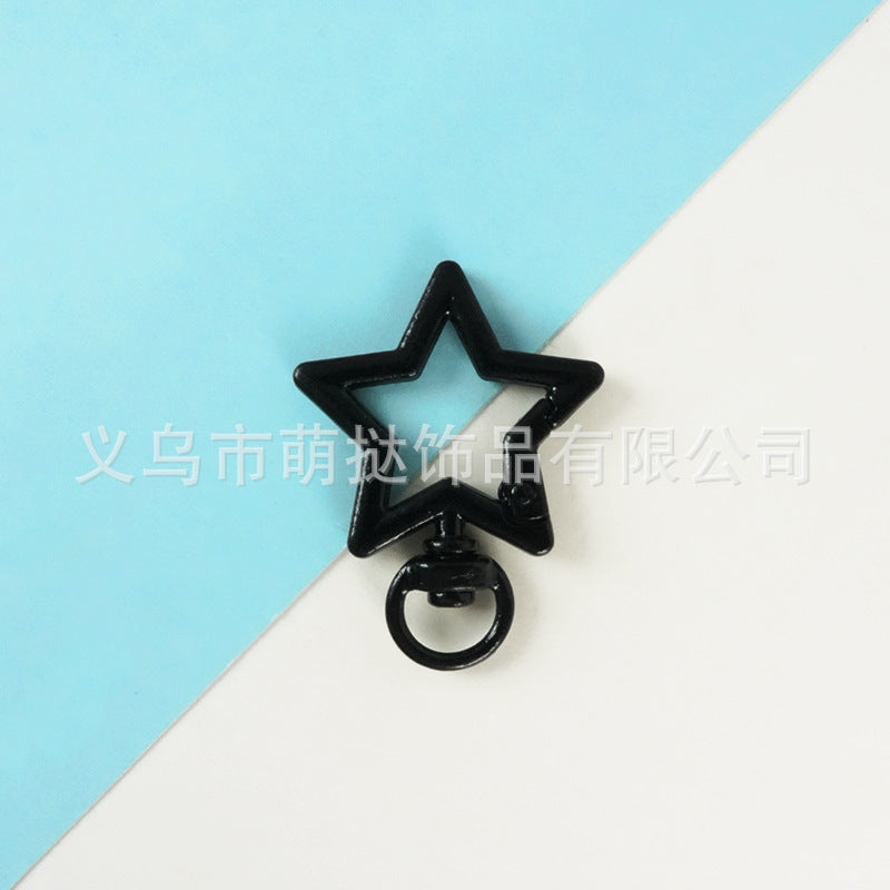 Stainless Steel Five-Pointed Star Carabiner - DIY Keychain