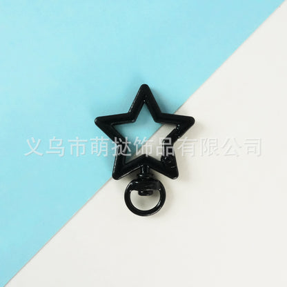 Stainless Steel Five-Pointed Star Carabiner - DIY Keychain