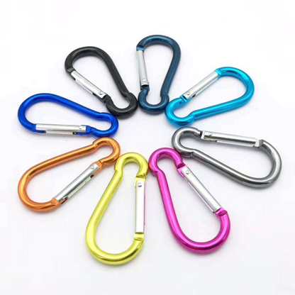 Durable Metal Outdoor Carabiner - Mountaineering & Fishing Hook