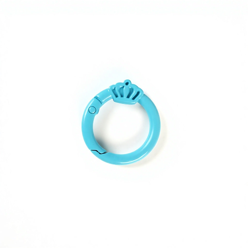 Zinc Alloy Mini Carabiner Keychain - Color-Baked Paint