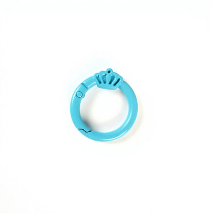 Zinc Alloy Mini Carabiner Keychain - Color-Baked Paint