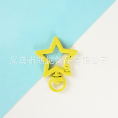 Stainless Steel Five-Pointed Star Carabiner - DIY Keychain