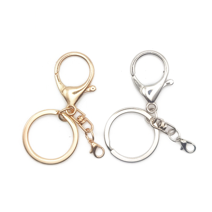 Zinc Alloy Lobster Clasp Key Hook - DIY Keychain Hardware