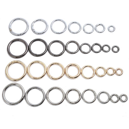TONG TU Fashion Zinc Alloy Multi-Colo Snap Hook O Rings Handbag Strap