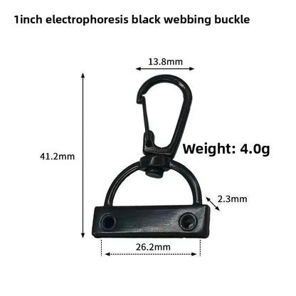 Decorative Zinc Alloy Double-Hole Spring Lock Dog Buckle From Guangzhou