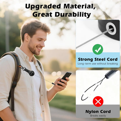 Sports European American Alloy Electroplated Retractable Anti-Theft