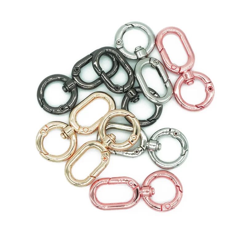 Lightweight Fashion High Quality 360 Rotatable Metal Spring O Ring Snap
