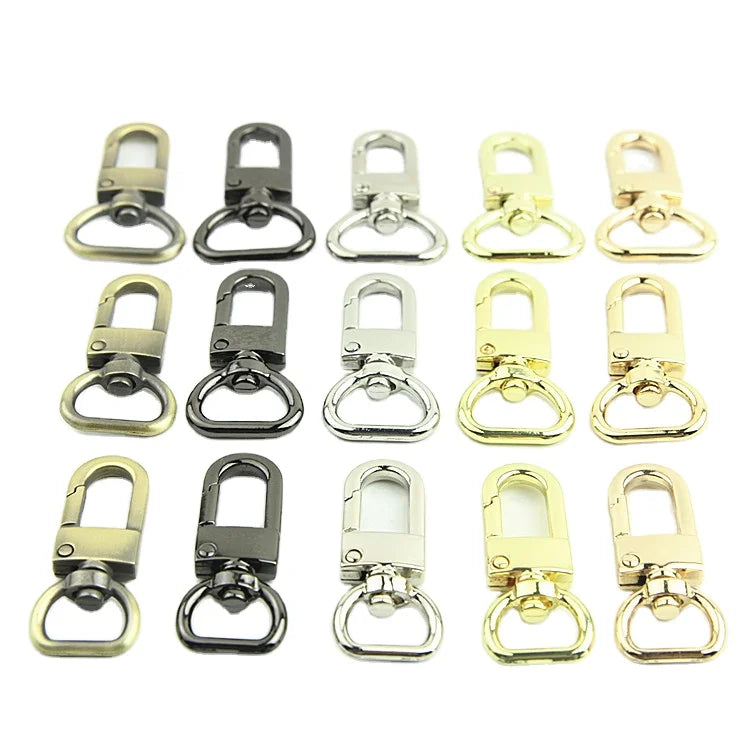 Luggage Bags Zinc Alloy Accessories D-Ring Clasps Middle-Plate Buckles