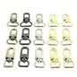 Luggage Bags Zinc Alloy Accessories D-Ring Clasps Middle-Plate Buckles