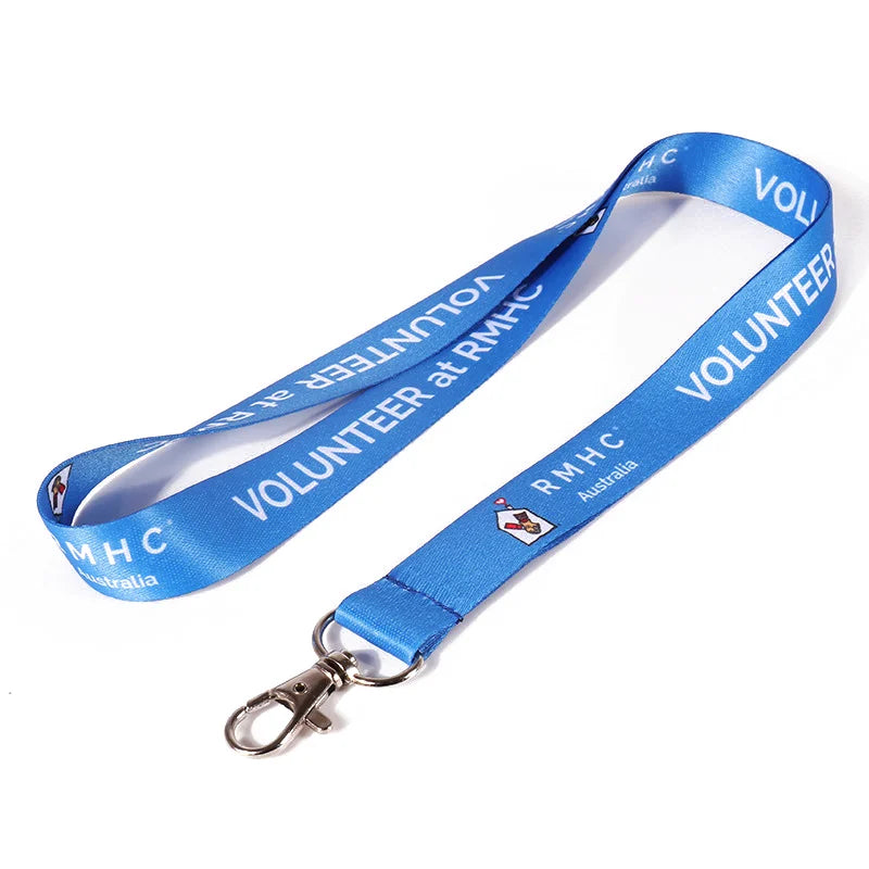 Printed Polyester Lanyard Keychain PVC Silicone Nylon-Promotional Neck