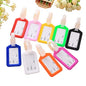 Travel PP Solid Pattern Luggage Tag Card Set Shipping Identity Tag