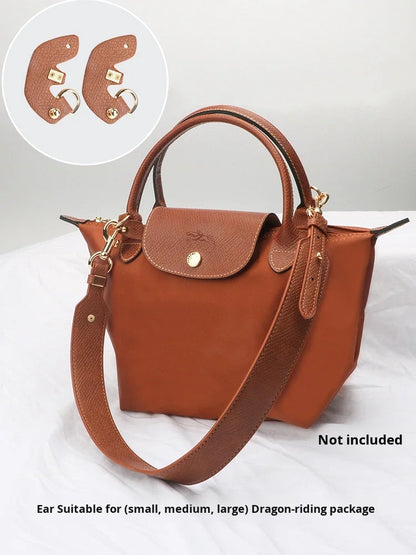 LX 02 PU Material Small Shoulder Strap Cognac Color No-Punch