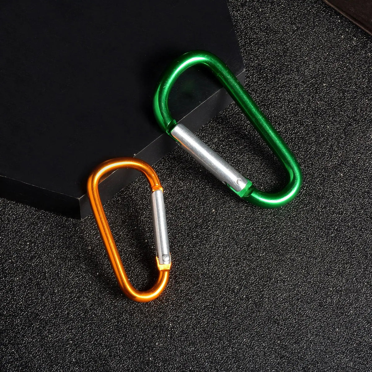 D-shaped Aluminum Alloy Carabiner For Outdoor Use Climbing Backpack