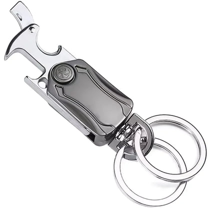 Multi-Functional Creative Plastic Keychain Double-Ring Phone Stand