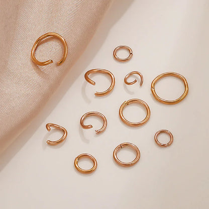 Stainless Steel 18K Gold-plated Vacuum-electroplated Color-retention