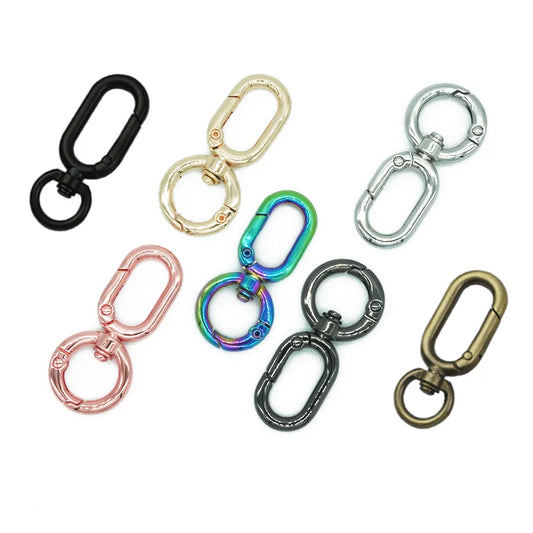 Lightweight Fashion High Quality 360 Rotatable Metal Spring O Ring Snap