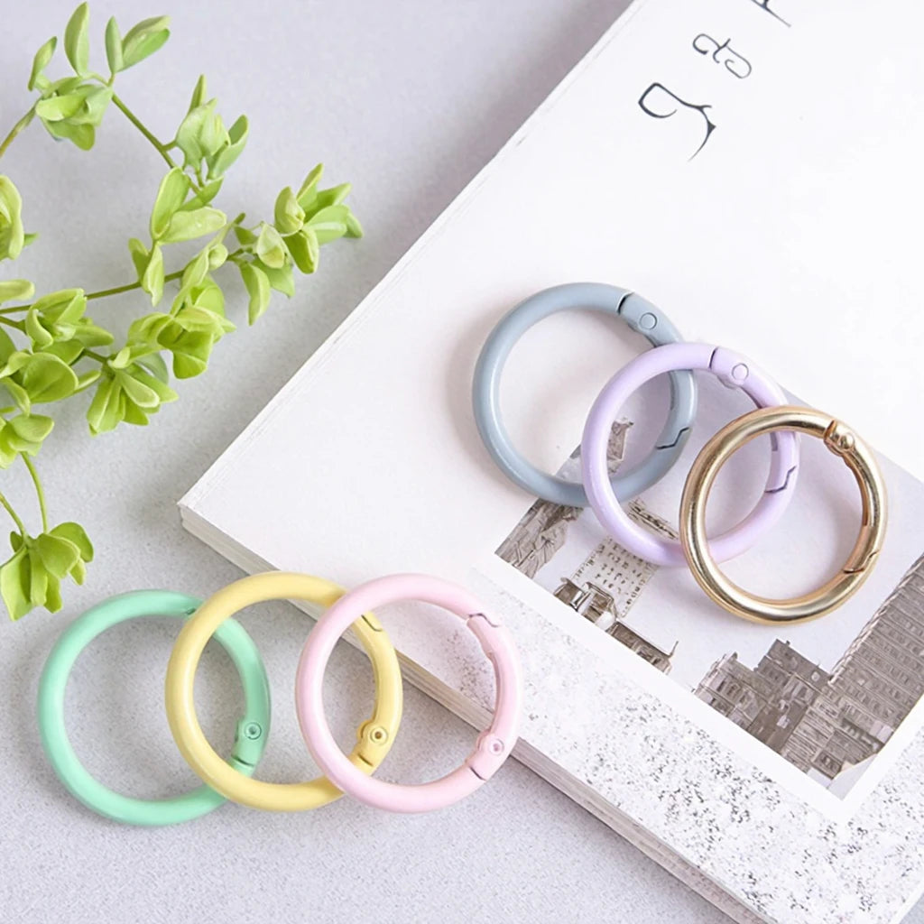 33mm Strong Spring Buckle Key Chain Color Painted Plating Technique
