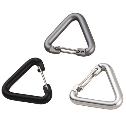 25mm Heavy Duty Aluminum Alloy Hook Carabiner Spring Triangle Buckle