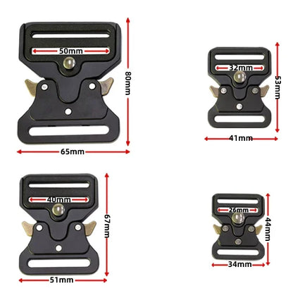 HONG TU Custom Logo Fashion Tactical Vest Adjustable Metal Buckles Zinc