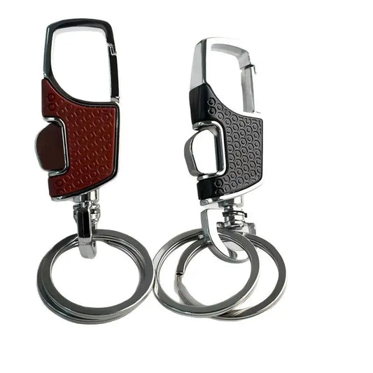 Vintage Style Metal Key Ring Promotional Heavy Duty Carabiner For Men