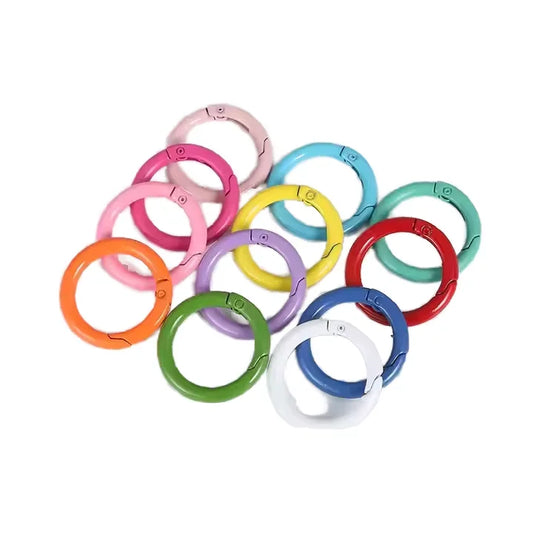 33mm Strong Spring Buckle Key Chain Color Painted Plating Technique
