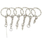 2.5cm Embossed Metal Keychain DIY Accessories Cute Heart Carabiner Key