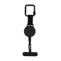 Logo Retractable Badge Reel Holder Metal Steel Cable Clasp Hiking