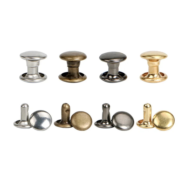 Special Bag Parts Accessories Double-Sided Stainless Steel Rivet Buckle