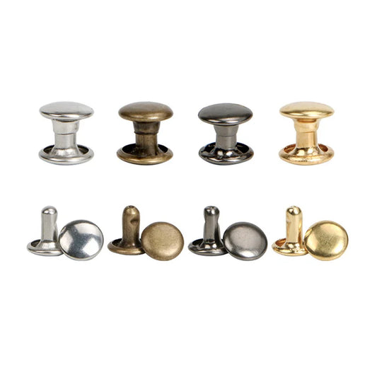 Special Bag Parts Accessories Double-Sided Stainless Steel Rivet Buckle