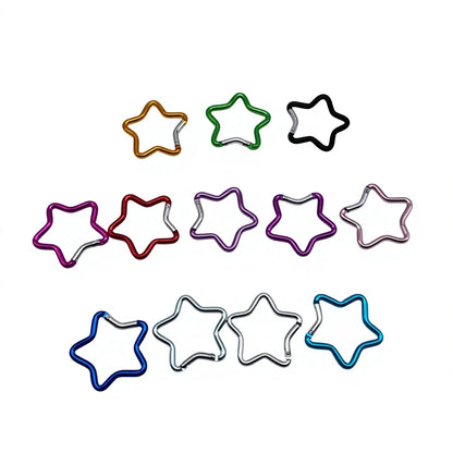 HT Brand HT Model Five-pointed Star-shaped Colorful Carabiner