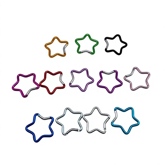 HT Brand HT Model Five-pointed Star-shaped Colorful Carabiner