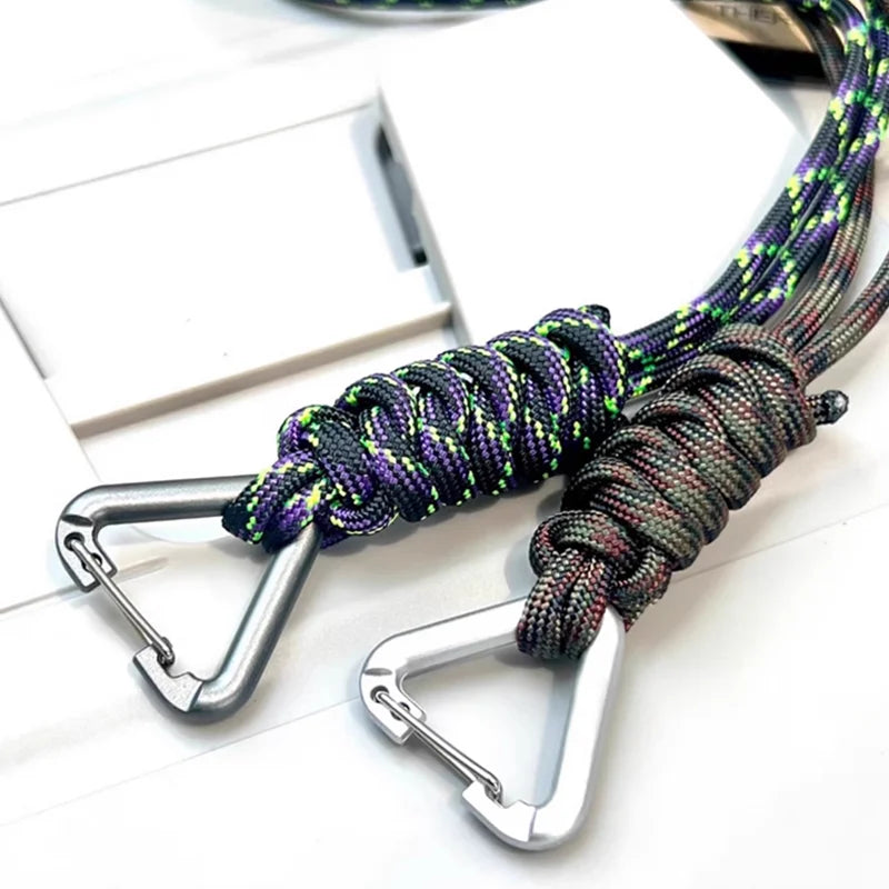 25mm Heavy Duty Aluminum Alloy Hook Carabiner Spring Triangle Buckle