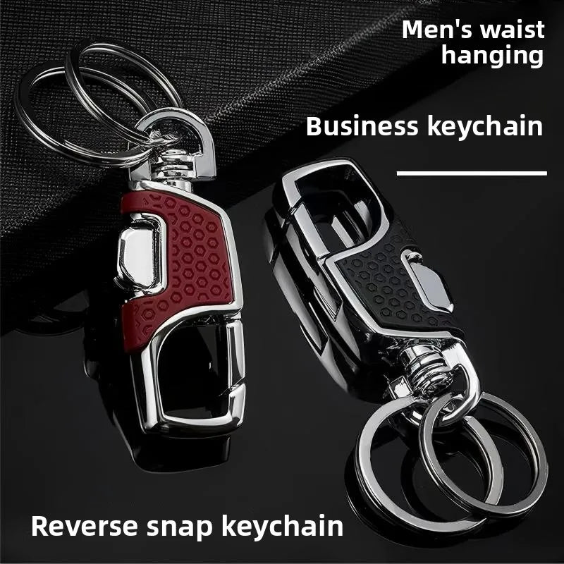 Vintage Style Metal Key Ring Promotional Heavy Duty Carabiner For Men