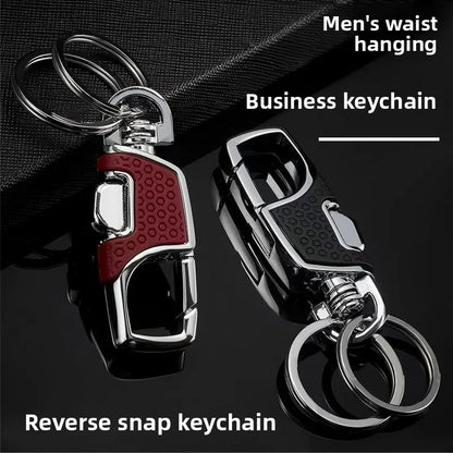 Vintage Style Metal Key Ring Promotional Heavy Duty Carabiner For Men