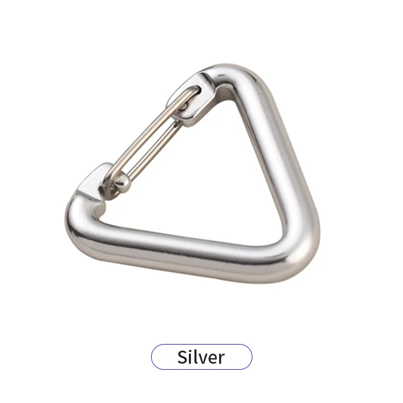 25mm Heavy Duty Aluminum Alloy Hook Carabiner Spring Triangle Buckle