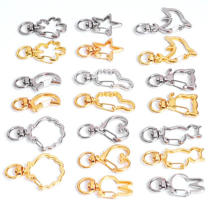 Special-Shaped Genuine Simple Zinc Alloy Electroplated Heart-Shaped Key
