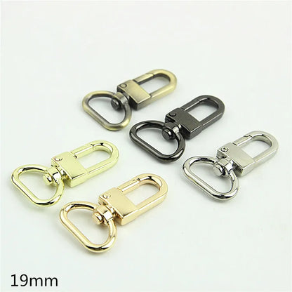 Luggage Bags Zinc Alloy Accessories D-Ring Clasps Middle-Plate Buckles